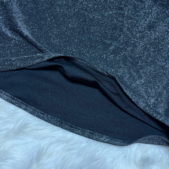 Victoria’s Secret PINK silver iridescent sparkly mini skirt size Women’s XL NWT - Picture 5 of 7